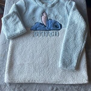 Disney Stitch Fleece Pullover size medium